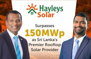 Hasith Prematillake, the Managing Director of Hayleys Fentons and Roshane Perera, the Executive Director and CEO of Hayleys Solar