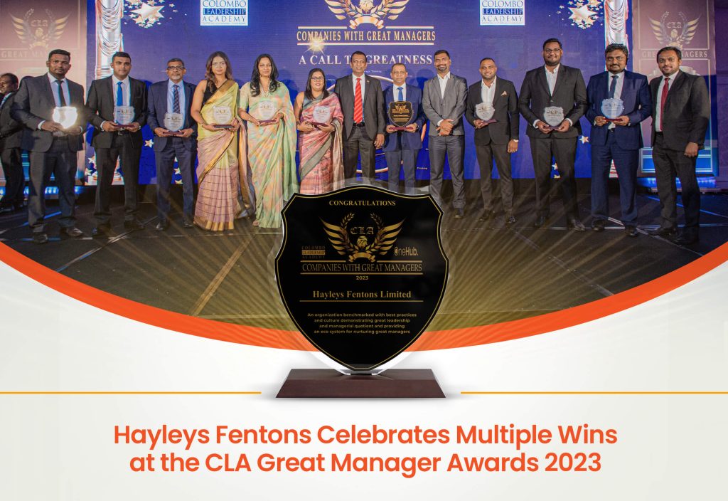 Hayleys Fentons Limited Celebrates Multiple Wins at the CLA Great Manager Awards 2023