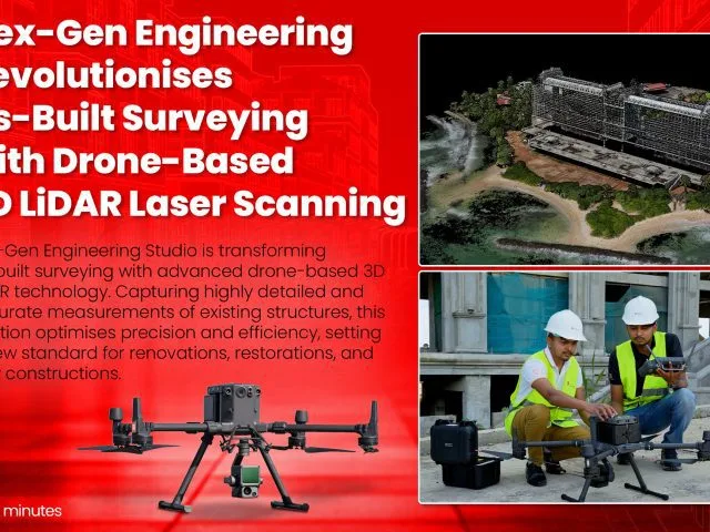 Nex-Gen Engineering Revolutionises As-Built Surveying with Drone-Based 3D LiDAR Laser Scanning