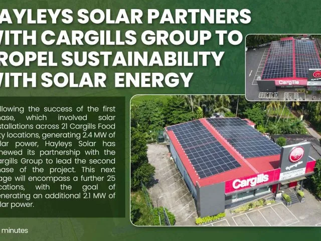 Hayleys Solar Partners with Cargills Group to Propel Sustainability with Solar Energy