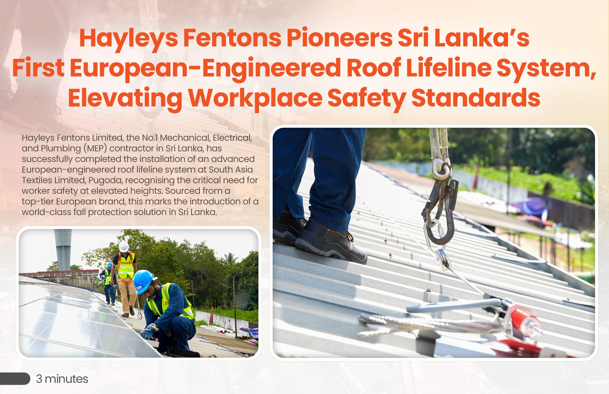 Roof Lifeline System