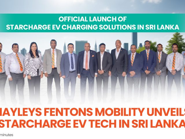 Hayleys Fentons Mobility Unveils StarCharge EV Tech in Sri Lanka