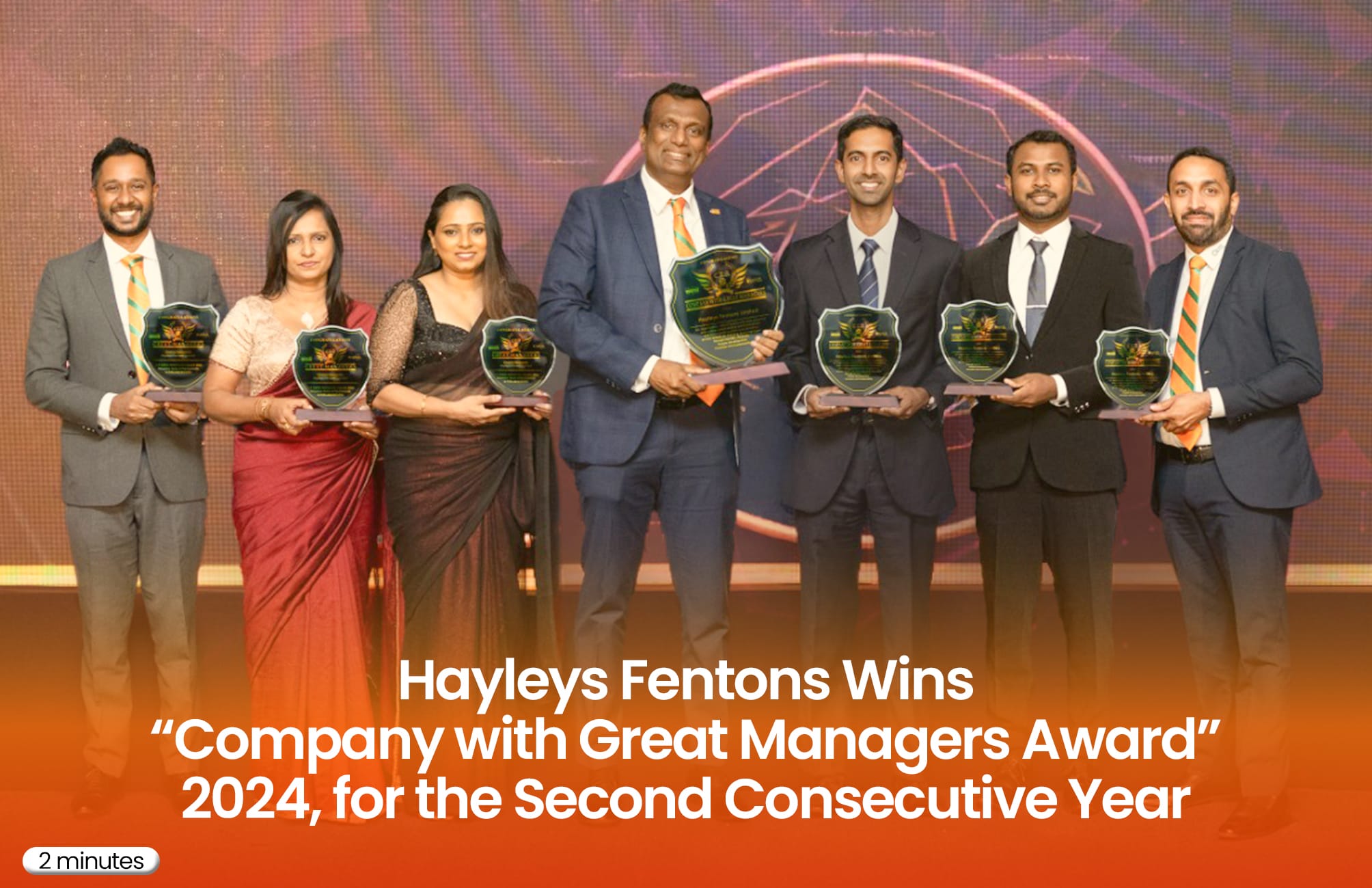 Hayleys Fentons Great Managers Award