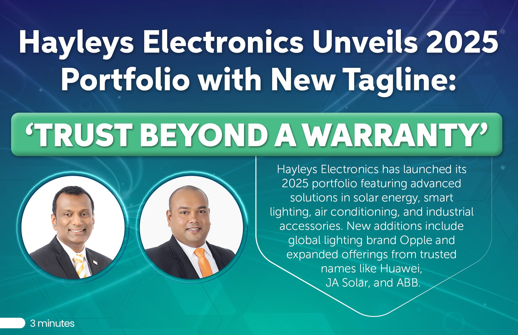 Hayleys Electronics 2025 Portfolio