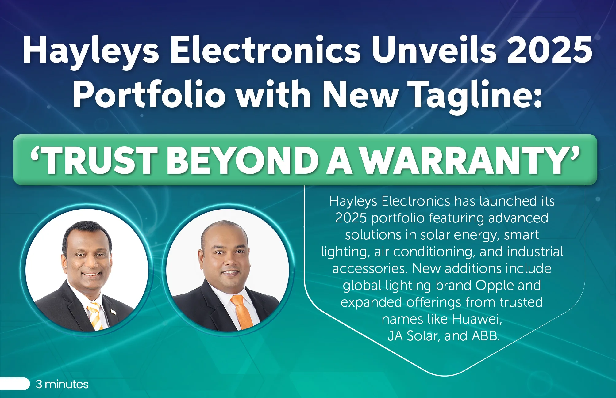 Hayleys Electronics 2025 Portfolio