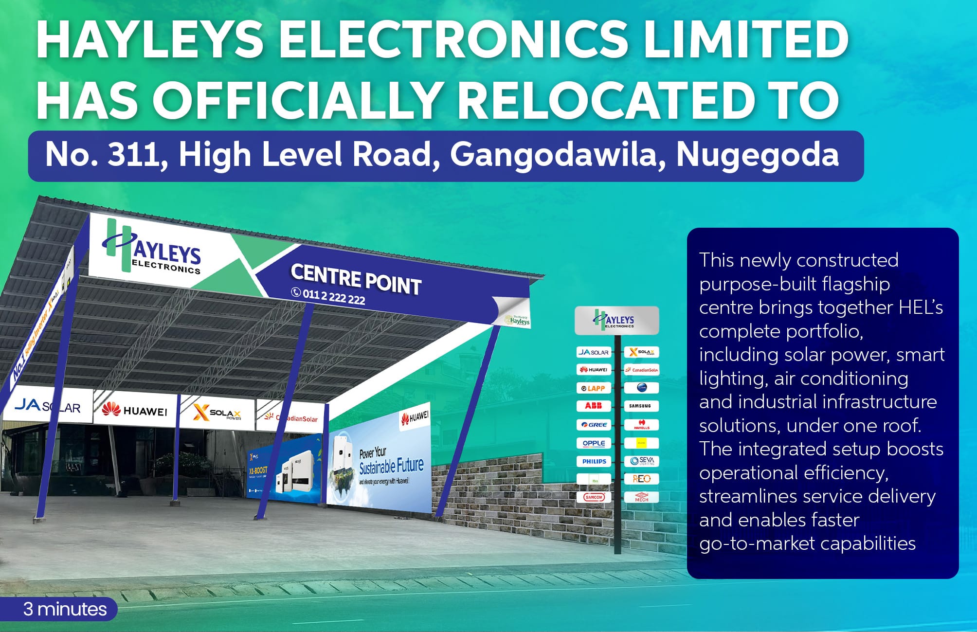 Hayleys Electronics HEL Opens Flagship Hub in Nugegoda