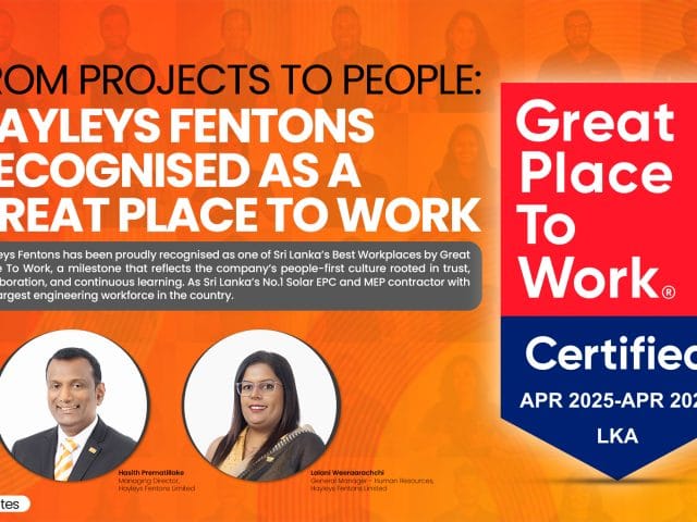 From Projects to People: Hayleys Fentons recognised as a Great Place to Work