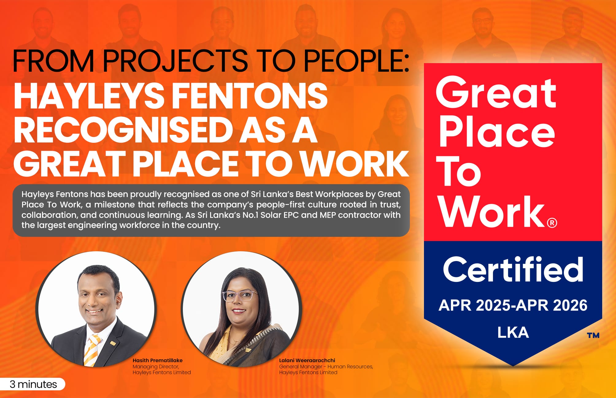 Great Place to Work Hayleys Fentons