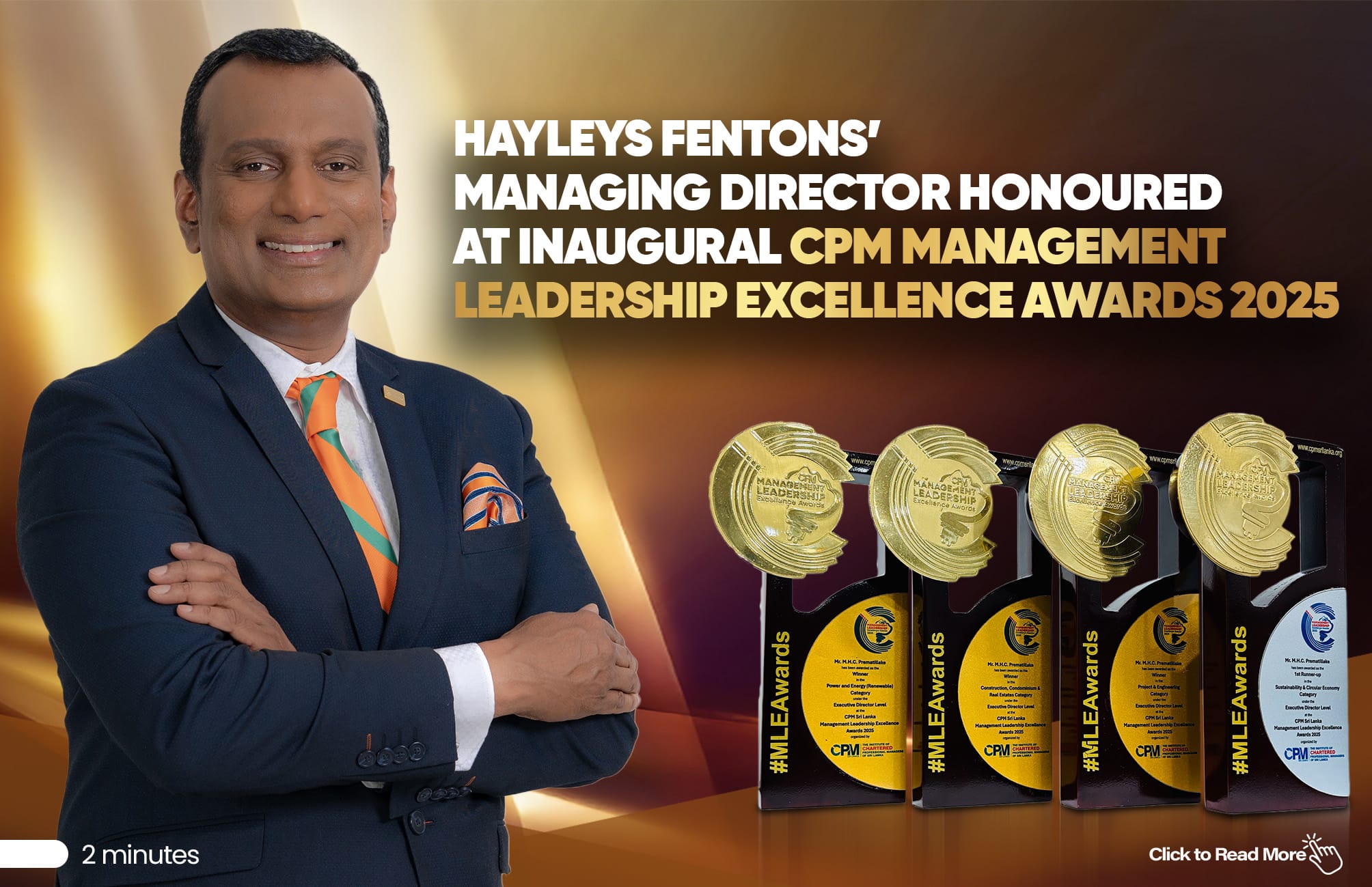 Hasith Prematillake CPM MLE Awards 2025